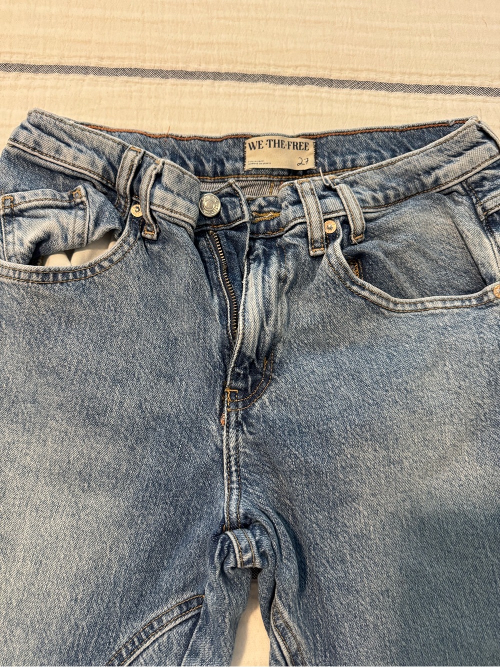Free People Risk Taker Straight jeans size 27